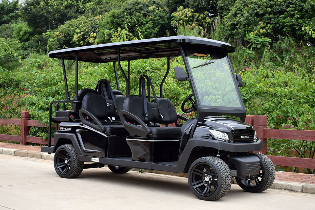Bintelli Beyond Golf Cart Black - Anna Maria Island Golf Cart Rentals